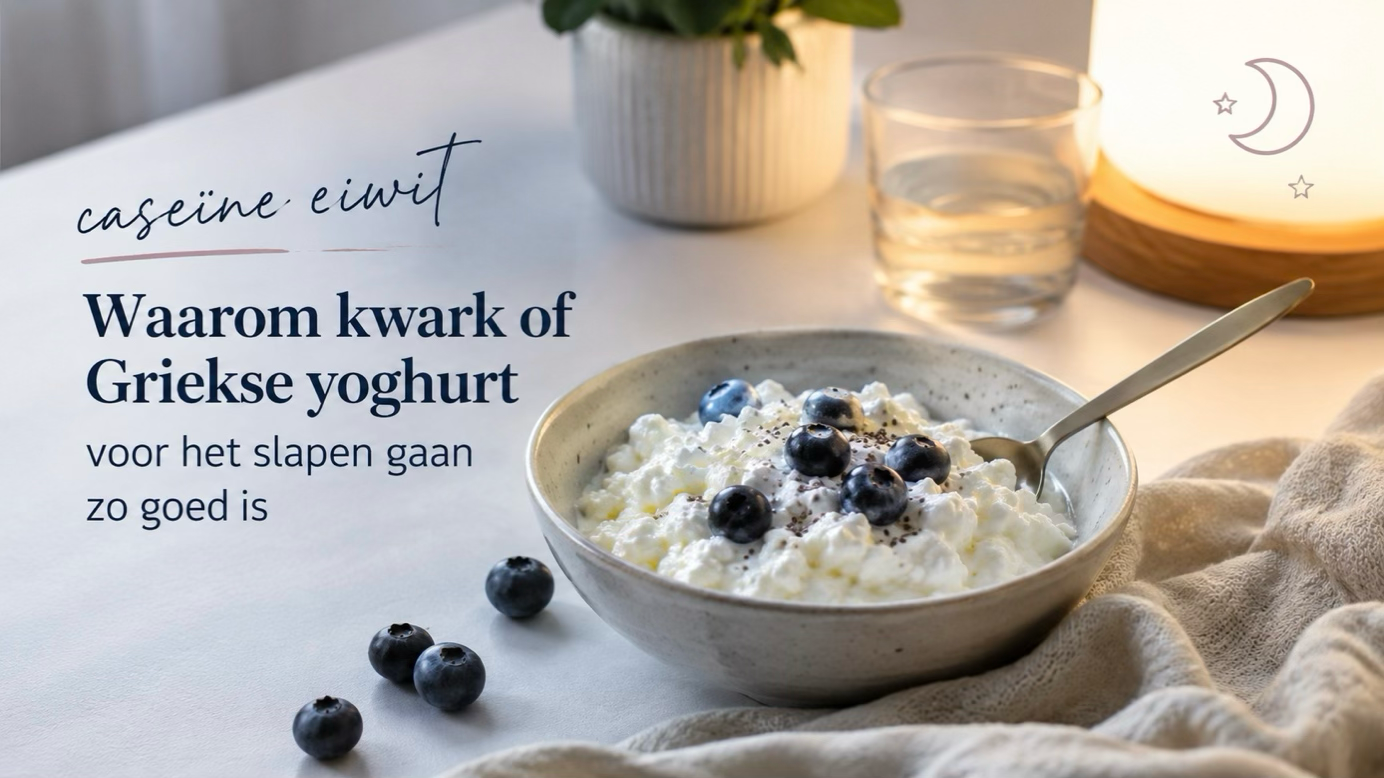 Caseïne eiwit: waarom kwark of Griekse yoghurt voor het slapen gaan zo goed is